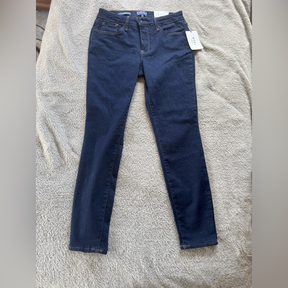 NYDJ Blue Skinny Dark Wash Jeans